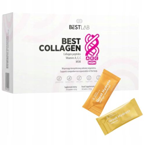 Best Lab BestCollagen 5000mg - 30 vrečk za zdravje kože, las, nohtov in sklepov