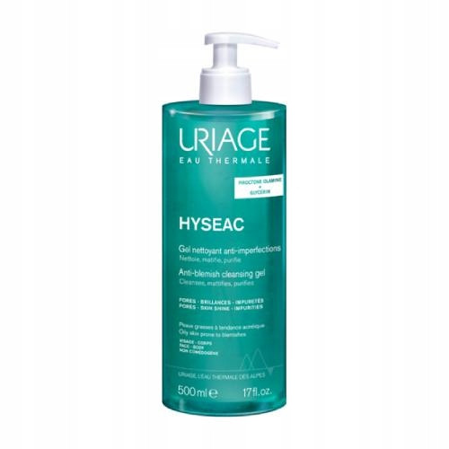 Čistilni gel Uriage Hyséac za mastno in mešano kožo, 500ml