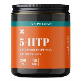  5-HTP 200 mg - naravna podpora za proizvodnjo serotonina, 60 kapsul