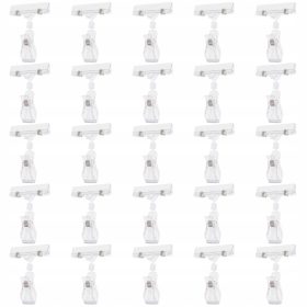    25 KOSOV VRTEČIH SE SPONK ZA CENE IN ETIKETE, DVOJNIH, BARVITIH