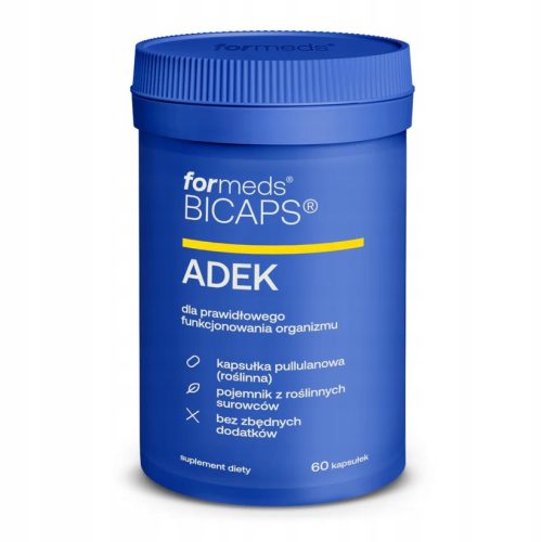 Formeds BICAPS ADEK - Naravni vitamini A, D, E, K v kapsulah, 60 kosov