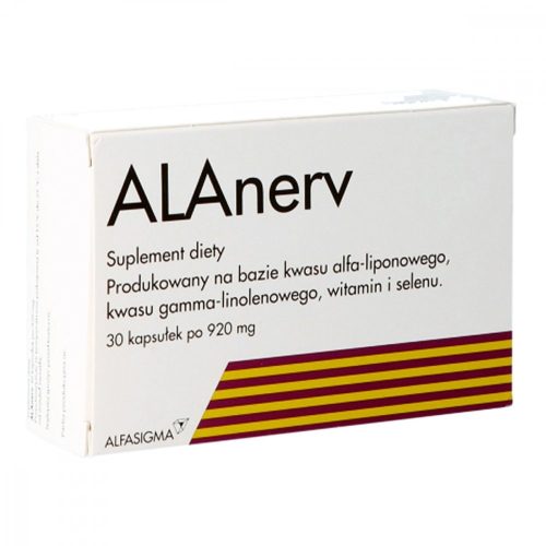 Dopolnilo z alfa-lipoično kislino, GLA in vitamini B skupine - ALAnerv