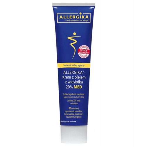 ALLERGIKA Krem z 20% oljem svetlina za občutljivo in atopično kožo MED 100ml