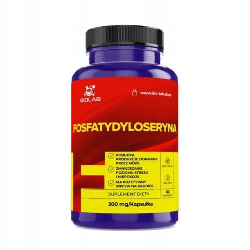 Fosfatidilserin 300mg – Kapsule za izboljšanje kognitivnih funkcij in razpoloženja (60 kosov)