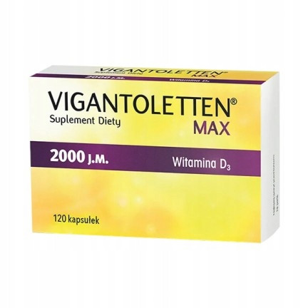 Vigantoletten Max 2000 IU - Dopolnilo vitamin D3 za zdravje kosti in imunski sistem