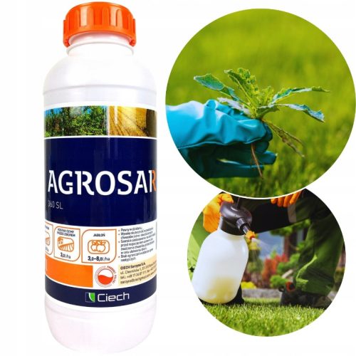 Agrosar 360 SL - Učinkovit herbicid za enoletne in trajne plevelne rastline, 1L