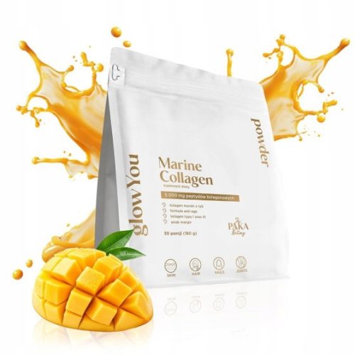 Kolagen Morski z Mango GlowYou 5000 mg - 30 Porcij, 180 g