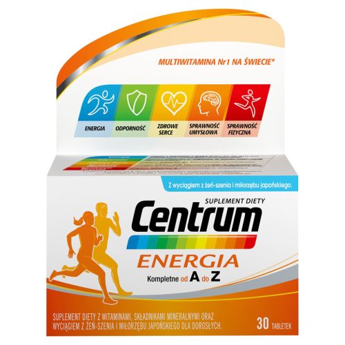Centrum Energija - Multivitaminski Dodatek z Izvlečki Ginsenga in Ginka