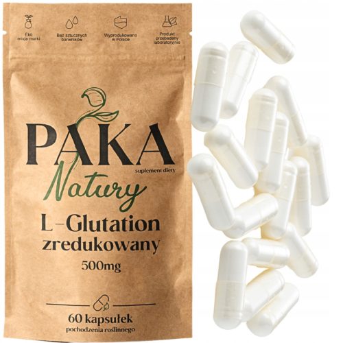 Čisti Zmanjšani L-Glutation 500mg - 60 Veganskih Kapsul za Detoksikacijo