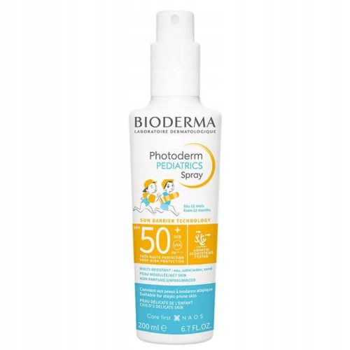 Bioderma Photoderm Pediatrics Spray SPF50+ 200 ml - Zaščita za občutljivo kožo otrok