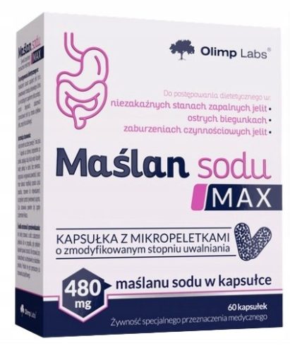 Olimp Mašlan Sodu Max, 60 kapsul za podporo zdravja prebavil