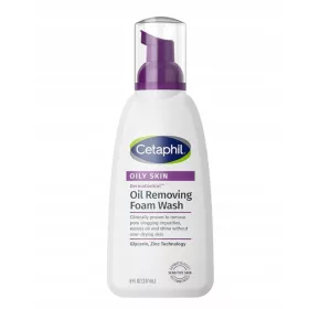   Penilna čistilna pena za obraz Cetaphil DermaControl z cinkom in glicerinom, 237 ml