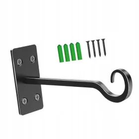    Obešalnik za zunanje rastline Večnamenski masivni nosilec za cvetlične košare Stenski kavelj za