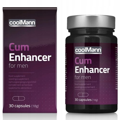 CoolMann Cum Enhancer - Naravne kapsule za izboljšanje proizvodnje sperme