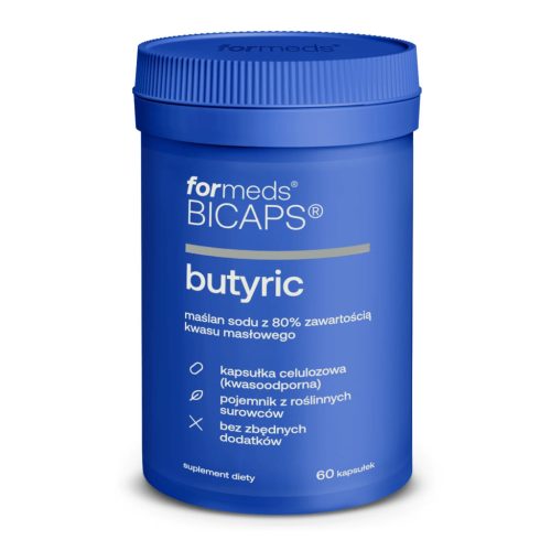 ForMeds Bicaps Butirat Natrijevih Kapsul - Podpora Zdravi Črevesni Flori