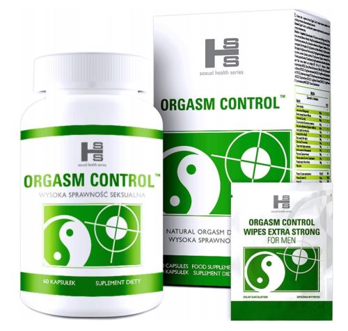 Orgasm Control: Prehransko Dopolnilo za Daljši Spolni Akt, 60 Kapsul
