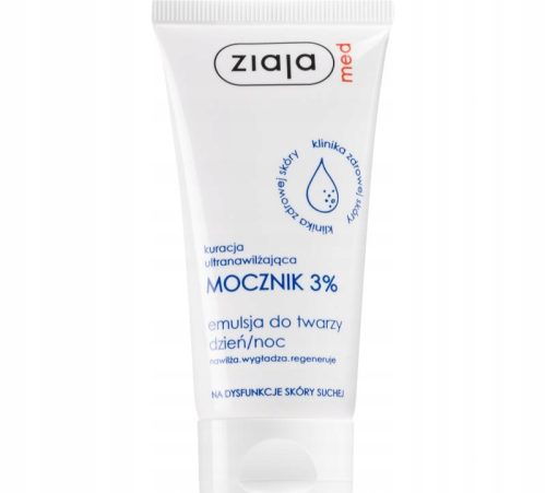 Ziaja Med Ultra vlažilna krema z ureo za obraz (3% urea), 50 ml