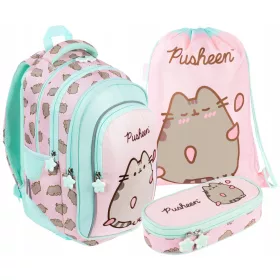 Šolski komplet St. Majewski Pusheen Pink 2025 – 3 deli