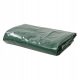 Mocna brezentowa plandeka z pokryciem PVC, zielona, 2x3 m