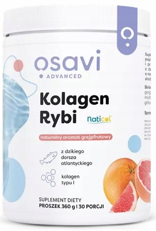 Kolagen Morski Naticol® z Witaminą C - Grejpfrutowy Aromat - Wspiera Sprawność Skóry i Stawów