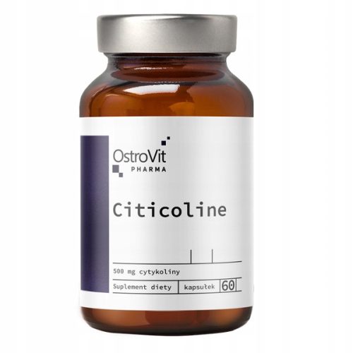 OstroVit Pharma Cytykolina - 60 kapsul za izboljšanje možganske funkcije in koncentracije