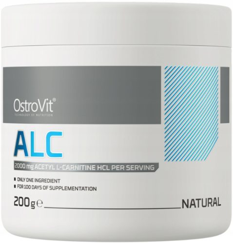 Acetil-L-karnitin OstroVit Pure200 g - Naraven okus, visokokakovostni prehranski dodatek