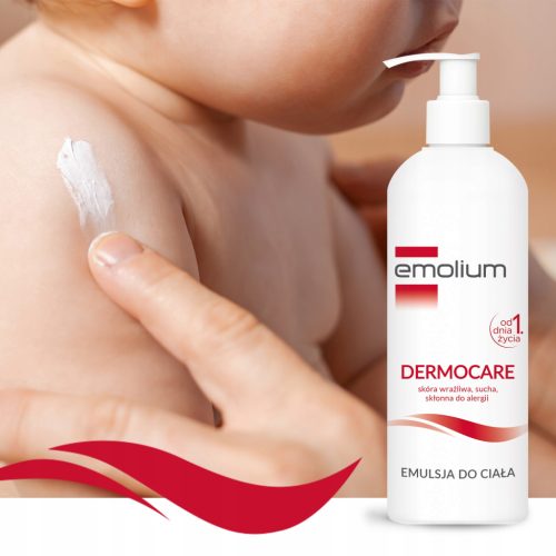 Emolium Dermocare: Komplet za nego občutljive kože, 400 ml + 400 ml + 75 ml