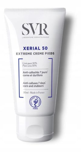 SVR Xérial 50 Extreme Pieds, krema za odstranjevanje trde kože in otiščancev, 50ml