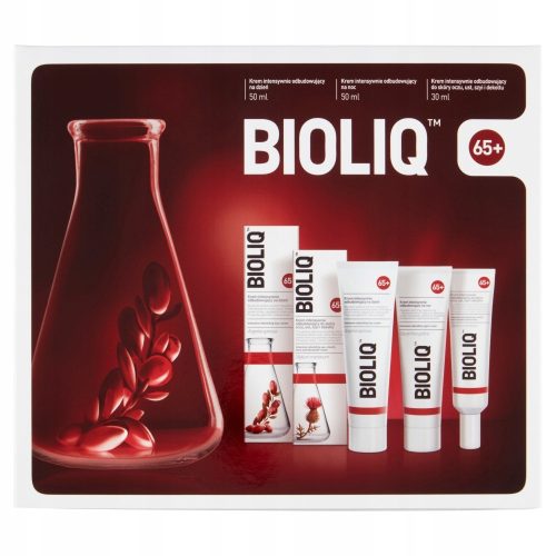 Bioliq 65+: Celovit Komplet za Intenzivno Obnavljanje Kože za Ženske nad 65 Let