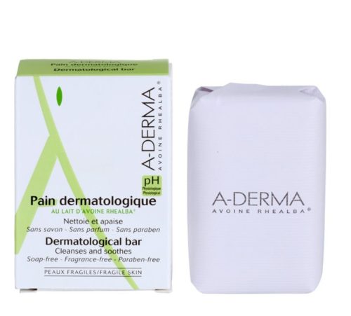 A-Derma Dermatološki čistilni blok 100g za občutljivo kožo