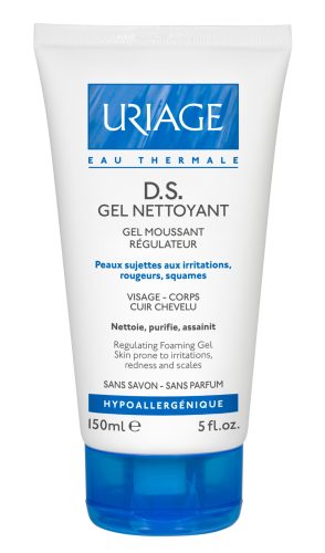 URIAGE DS Čistilni gel, 150ml – za občutljivo in razdraženo kožo