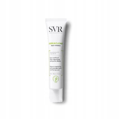 SVR Sebiaclear Mat + Pores: Matirna krema z oživljajočim učinkom za mešano in mastno kožo, 40ml