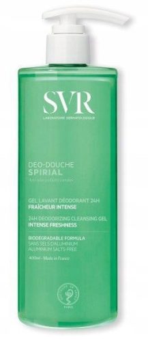 SVR Spirial Gel Deo - Gel za umivanje, primeren za vse tipe kože, 400 ml