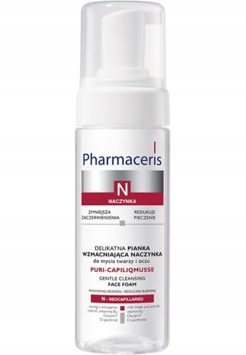 Pharmaceris N- Puri-Capiliqmusse čistilna pena za občutljivo kožo, 150 ml