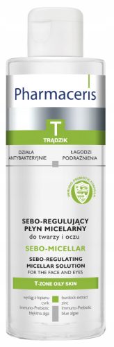 Pharmaceris T - Antimikrobni Micelarni Tekočina za Čiščenje Obraza in Oči, 200 ml