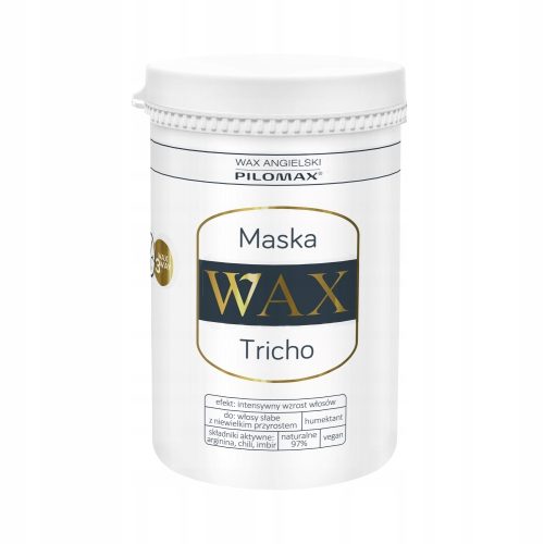 Maska za lase WAX TRICHO, ki pospešuje rast las z arginino in čilijem