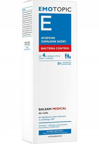 Emotopic Bacterija Nadzor Balzam za Telo za Lajšanje Atopičnega Dermatitisa 200ml