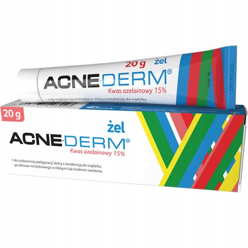 Acnederm gel 20 g - učinkovit gel za aknasto kožo z azelainsko kislino