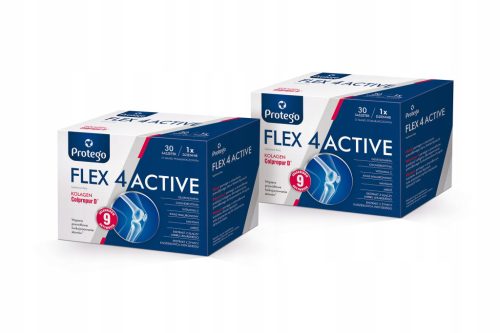 Protego FLEX 4Active z kolagenom in okusom pomaranče – Paket 60 saszetek