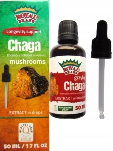 Ekstrakt gob Chaga 50 ml - Royal Brand