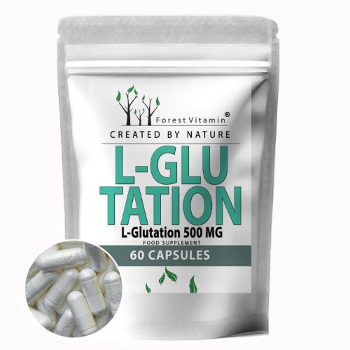 L-Glutation Zredukowany 500 mg - 60 kapsułek - Silna Ochrona Antyoksydacyjna