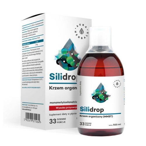 Aura Herbals Tekoči Prehranski Dodatek 500 ml - Organski Silicij