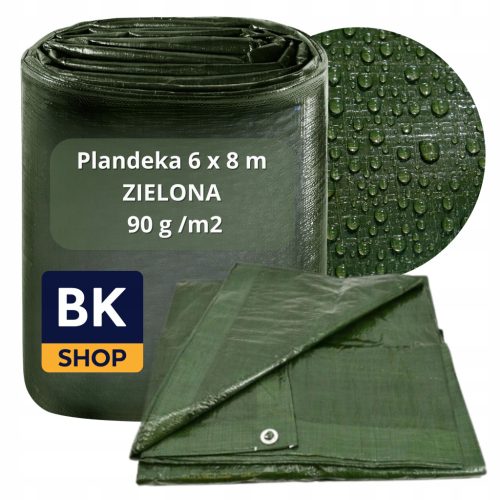 Močna, Vodoodporna in Mrazoodporna Zaščitna Ponjava 6x8m