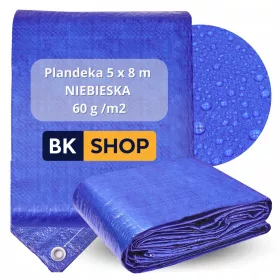   Zaščitna ponjava 5x8m, močna in vodoodporna, univerzalna uporaba
