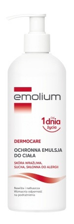 Emolium Dermocare - Emulzija za telo za občutljivo kožo od prvega dne življenja