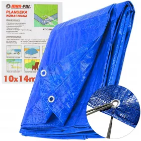 Trpežna in vodoodporna modra ponjava 10x14 m za vsako vreme