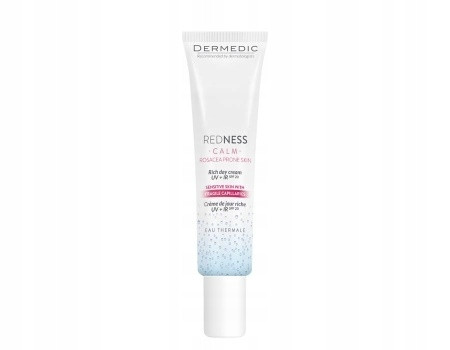 Bogati Obrazni Krem Dermedic Redness Calm z SPF20 za Občutljivo Kožo