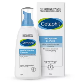   Cetaphil Nežna pena za umivanje obraza, primerna za vse tipe kože, 236 ml