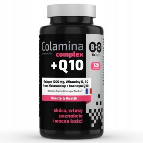 Colamina Bio Organic 1000 + D3 + Q10: Prehransko Dopolnilo za Zdravje Kože, Las in Sklepov