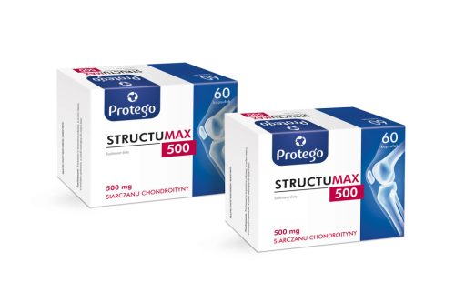 Protego StructuMax 500 - Prehransko dopolnilo z hondroitin sulfatom, 2 pakiranji po 60 kapsul